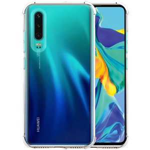 Schokbestendig Back Cover Hoesje - Shockproof Telefoonhoesje -  Geschikt voor  Huawei P30 - Transparant