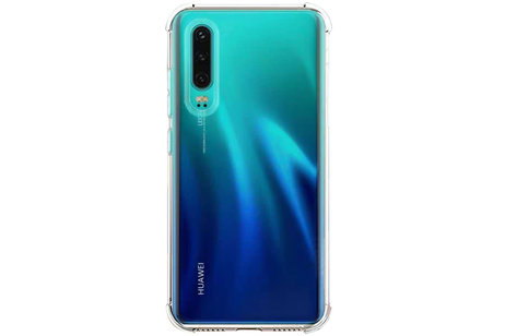 BAOHU Schokbestendig Back Cover Hoesje - Shockproof Telefoonhoesje -  Geschikt voor  Huawei P30 - Transparant