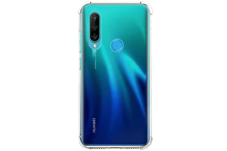 Schokbestendig Back Cover Hoesje - Shockproof Telefoonhoesje -  Geschikt voor  Huawei P30 Lite - Transparant