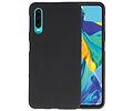 BAOHU Hoesje Geschikt voor de Huawei P30 - Backcover Color Telefoonhoesje - Zwart