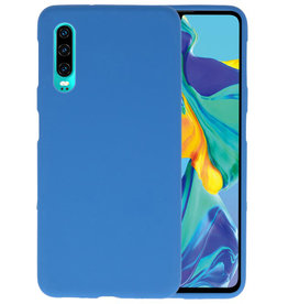 BAOHU BackCover Hoesje Color Telefoonhoesje Huawei P30 - Navy