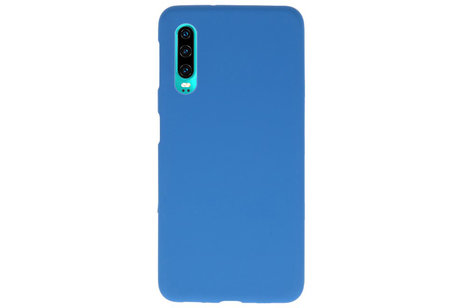 BackCover Hoesje Color Telefoonhoesje voor Huawei P30 - Navy