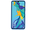 BAOHU Hoesje Geschikt voor de Huawei P30 - Backcover Color Telefoonhoesje - Navy