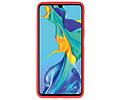 BAOHU Hoesje Geschikt voor de Huawei P30 - Backcover Color Telefoonhoesje - Rood