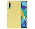 BackCover Hoesje Color Telefoonhoesje voor Huawei P30 - Geel