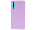 BAOHU Hoesje Geschikt voor de Huawei P30 - Backcover Color Telefoonhoesje - Paars