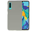 BAOHU Hoesje Geschikt voor de Huawei P30 - Backcover Color Telefoonhoesje - Grijs