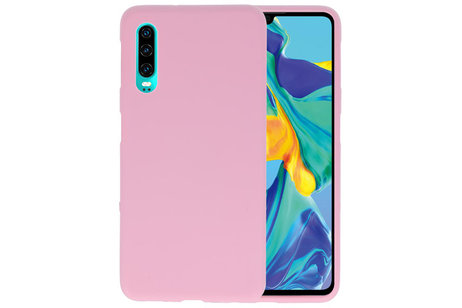 BackCover Hoesje Color Telefoonhoesje voor Huawei P30 - Roze