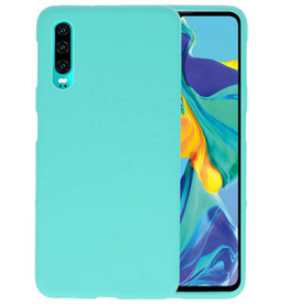 BackCover Hoesje Color Telefoonhoesje Huawei P30 - Turquoise