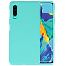 BAOHU BackCover Hoesje Color Telefoonhoesje Huawei P30 - Turquoise