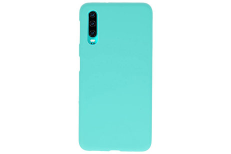 BackCover Hoesje Color Telefoonhoesje voor Huawei P30 - Turquoise