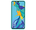 BAOHU Hoesje Geschikt voor de Huawei P30 - Backcover Color Telefoonhoesje - Turquoise