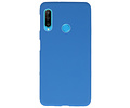 BAOHU Hoesje Geschikt voor de Huawei P30 Lite - Backcover Color Telefoonhoesje - Navy