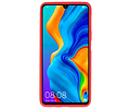 BAOHU Hoesje Geschikt voor de Huawei P30 Lite - Backcover Color Telefoonhoesje - Rood