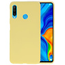 BAOHU BackCover Hoesje Color Telefoonhoesje Huawei P30 Lite - Geel