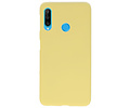BackCover Hoesje Color Telefoonhoesje voor Huawei P30 Lite - Geel
