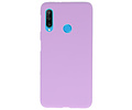 BAOHU Hoesje Geschikt voor de Huawei P30 Lite - Backcover Color Telefoonhoesje - Paars
