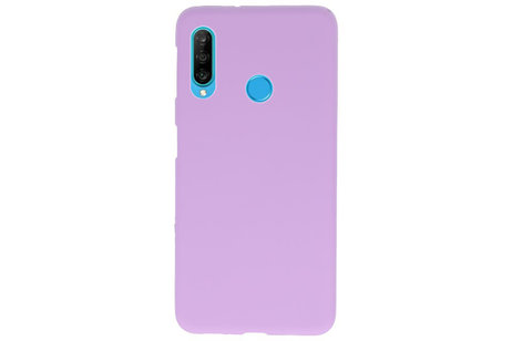 BackCover Hoesje Color Telefoonhoesje voor Huawei P30 Lite - Paars