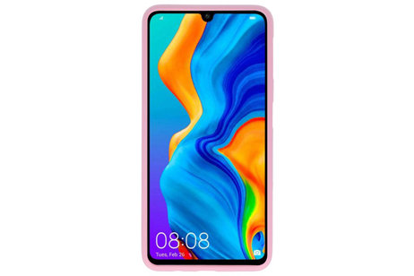 BackCover Hoesje Color Telefoonhoesje voor Huawei P30 Lite - Roze