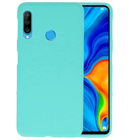 BAOHU BackCover Hoesje Color Telefoonhoesje Huawei P30 Lite - Turquoise