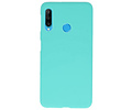 BAOHU Hoesje Geschikt voor de Huawei P30 Lite - Backcover Color Telefoonhoesje - Turquoise