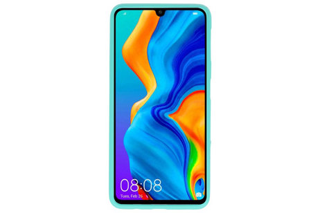 BackCover Hoesje Color Telefoonhoesje voor Huawei P30 Lite - Turquoise