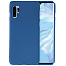 BAOHU BackCover Hoesje Color Telefoonhoesje Huawei P30 Pro - Navy