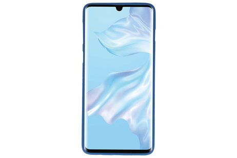 BackCover Hoesje Color Telefoonhoesje voor Huawei P30 Pro - Navy