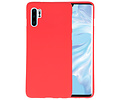 BAOHU Hoesje Geschikt voor de Huawei P30 Pro - Backcover Color Telefoonhoesje - Rood