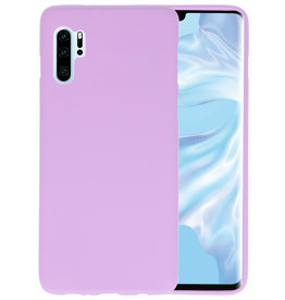 BAOHU BackCover Hoesje Color Telefoonhoesje Huawei P30 Pro - Paars