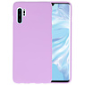 BAOHU BackCover Hoesje Color Telefoonhoesje Huawei P30 Pro - Paars