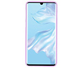 BAOHU Hoesje Geschikt voor de Huawei P30 Pro - Backcover Color Telefoonhoesje - Paars