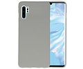 BAOHU Hoesje Geschikt voor de Huawei P30 Pro - Backcover Color Telefoonhoesje -  Grijs