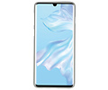 BAOHU Hoesje Geschikt voor de Huawei P30 Pro - Backcover Color Telefoonhoesje -  Grijs