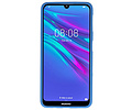 BAOHU Hoesje Geschikt voor de Huawei Y6 (Prime) 2019 - Backcover Color Telefoonhoesje - Navy