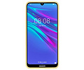 BAOHU Hoesje Geschikt voor de Huawei Y6 (Prime) 2019 - Backcover Color Telefoonhoesje - Geel