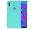 BackCover Hoesje Color Telefoonhoesje voor Huawei Y6 (Prime) 2019 - Turquoise