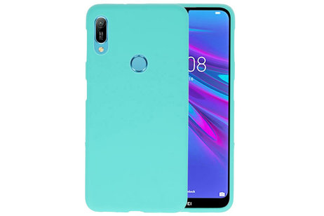 BackCover Hoesje Color Telefoonhoesje voor Huawei Y6 (Prime) 2019 - Turquoise