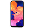 BAOHU Hoesje Geschikt voor de Samsung Galaxy A10 - Backcover Color Telefoonhoesje - Zwart