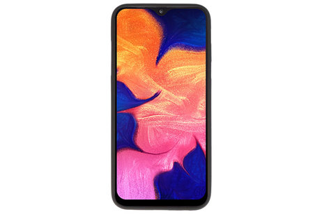 BAOHU Hoesje Geschikt voor de Samsung Galaxy A10 - Backcover Color Telefoonhoesje - Zwart