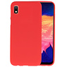 BAOHU BackCover Hoesje Color Telefoonhoesje Samsung Galaxy A10 - Rood