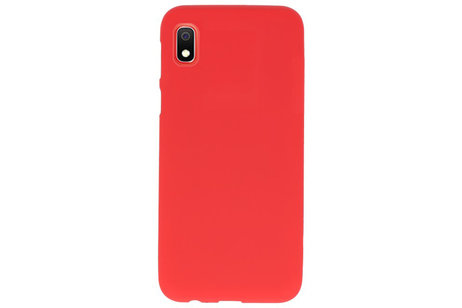 BackCover Hoesje Color Telefoonhoesje voor Samsung Galaxy A10 - Rood