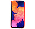 BAOHU Hoesje Geschikt voor de Samsung Galaxy A10 - Backcover Color Telefoonhoesje - Rood