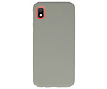 BAOHU Hoesje Geschikt voor de Samsung Galaxy A10 - Backcover Color Telefoonhoesje - Grijs