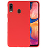 BAOHU BackCover Hoesje Color Telefoonhoesje Samsung Galaxy A20 - Rood