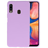 BAOHU BackCover Hoesje Color Telefoonhoesje Samsung Galaxy A20 - Paars
