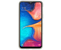 BAOHU Hoesje Geschikt voor de Samsung Galaxy A20 - Backcover Color Telefoonhoesje - Grijs
