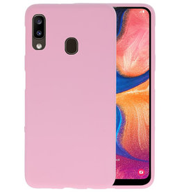 BackCover Hoesje Color Telefoonhoesje Samsung Galaxy A20 - Roze
