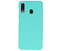 BackCover Hoesje Color Telefoonhoesje voor Samsung Galaxy A20 - Turquoise