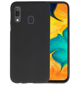 BAOHU BackCover Hoesje Color Telefoonhoesje Samsung Galaxy A30 - Zwart
